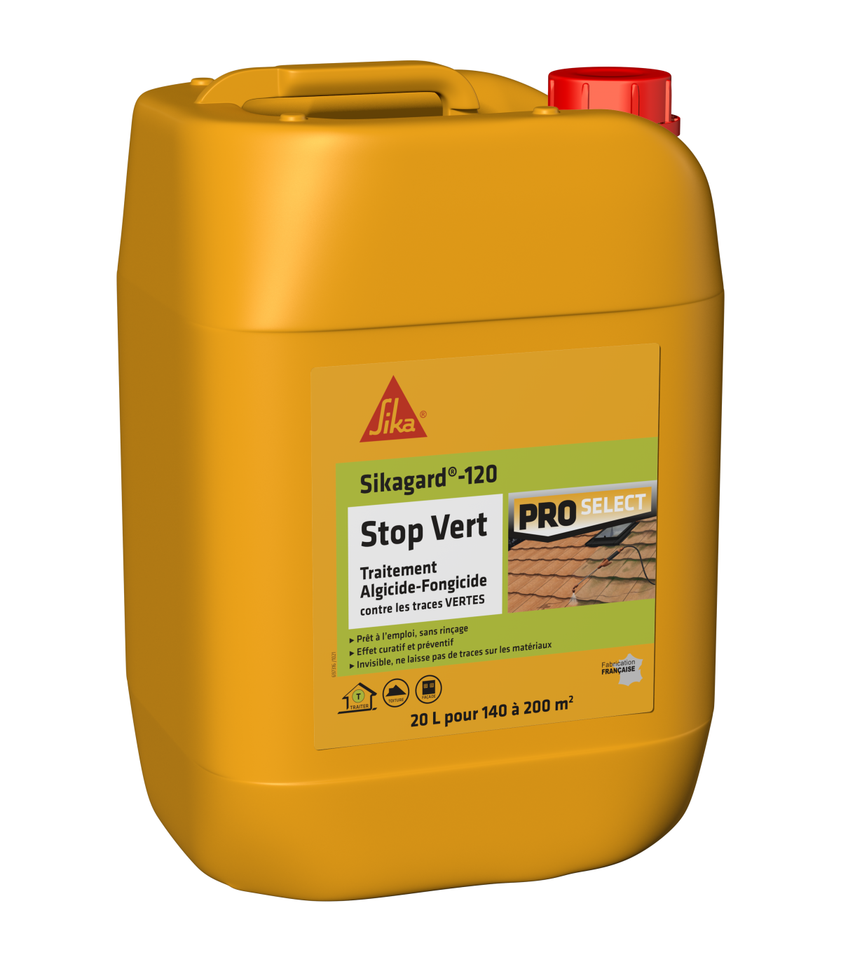 Sikagard 120 - Stop Vert Traitement algicide et fongicide - 5L, 20L